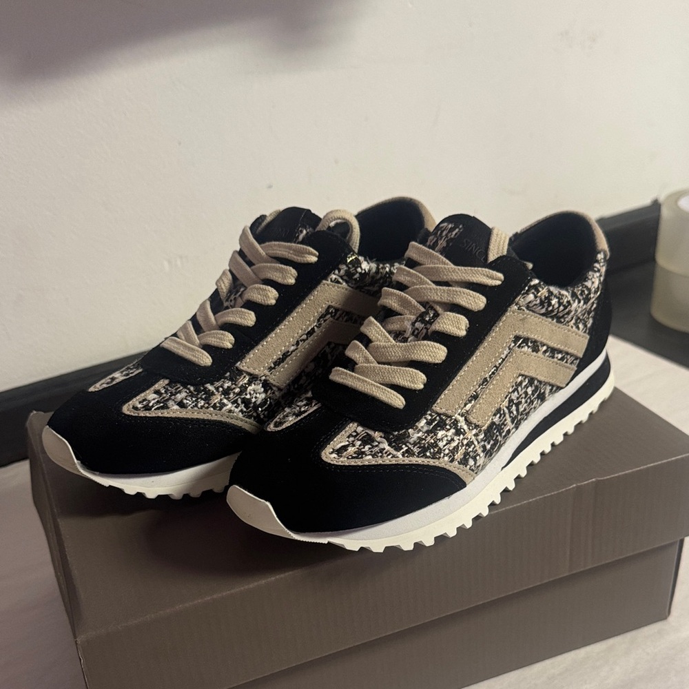 Franco Sarto Womens Matera Lace Up Fashion Sneaker Size 5.5 - Picture 13 of 15